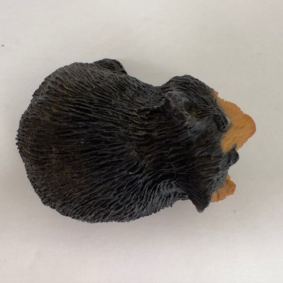 D&D Studios Frumps Cat w/Bowtie Figurine Resin Black & Tan Kitten 1990s Vintage - Picture 6 of 10